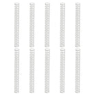 10Pcs Kompressionsfedern, 0,3mm Drahtdurchmesser x 4mm OD x 50mm Länge 304 Edelstahl Verlängerungsfedern Kugelschreibern Druckfedern für Shop zu Hause Reparaturen, Silber