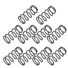 Compression Spring - 1.2mm Wire Dia, 14mm OD, 30mm Free Length Spring Steel Extension Spring,Black,10Pcs