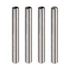 M5 Internal Thread Dowel Pin 4pcs 8x80mm Chamfering Flat Carbon Steel Cylindrical Pin Bed Bookshelf Metal Devices Industrial Pins