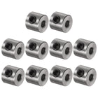 10pcs Set Screw Collars 3mm Bore Stainless Steel Shaft Collars, 8mm OD, 7mm Width, Landing Gear Stopper Wheel Collar