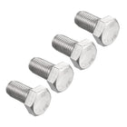 M16 Hex Bolt M16-2 x 30mm 304 Stainless Steel 4.8 Grade Fully Threaded Hexagonal Head Screw Bolts 4pcs