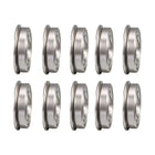 F6800zz Flanged Ball Bearing 10x19x5mm Double Shielded ABEC-3 Chrome Steel Bearings 10pcs