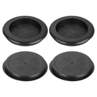6Pcs Rubber Grommets 1-4/8" (38mm) Drill Hole, 1-1/4" (33mm) ID Single Sided Hole Plugs Ring Gasket for Firewall Cable Wire Protecting, Black