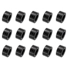 15pcs Set Screw Collars 8mm Bore Shaft Collars, 14mm OD, 7mm Width, Drill Stop Collar, Carbon Steel Drill Bits Depth Collars, Black Oxide