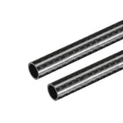 Carbon Fiber Round Tube 10x8x330mm 3K Roll Wrapped Glossy Surface for RC Airplane Quadcopter 2Pcs