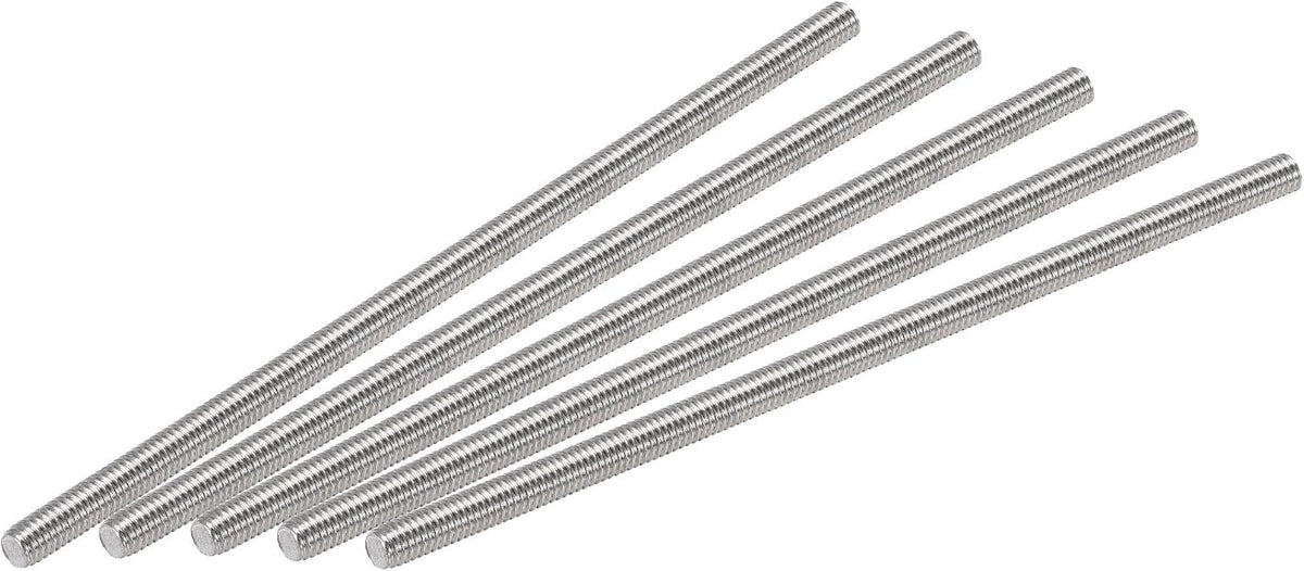 5Pcs M3 x 70mm Fully Threaded Rod 304 Stainless Steel Right Hand Threads,M3-0.5 Thread Pitch