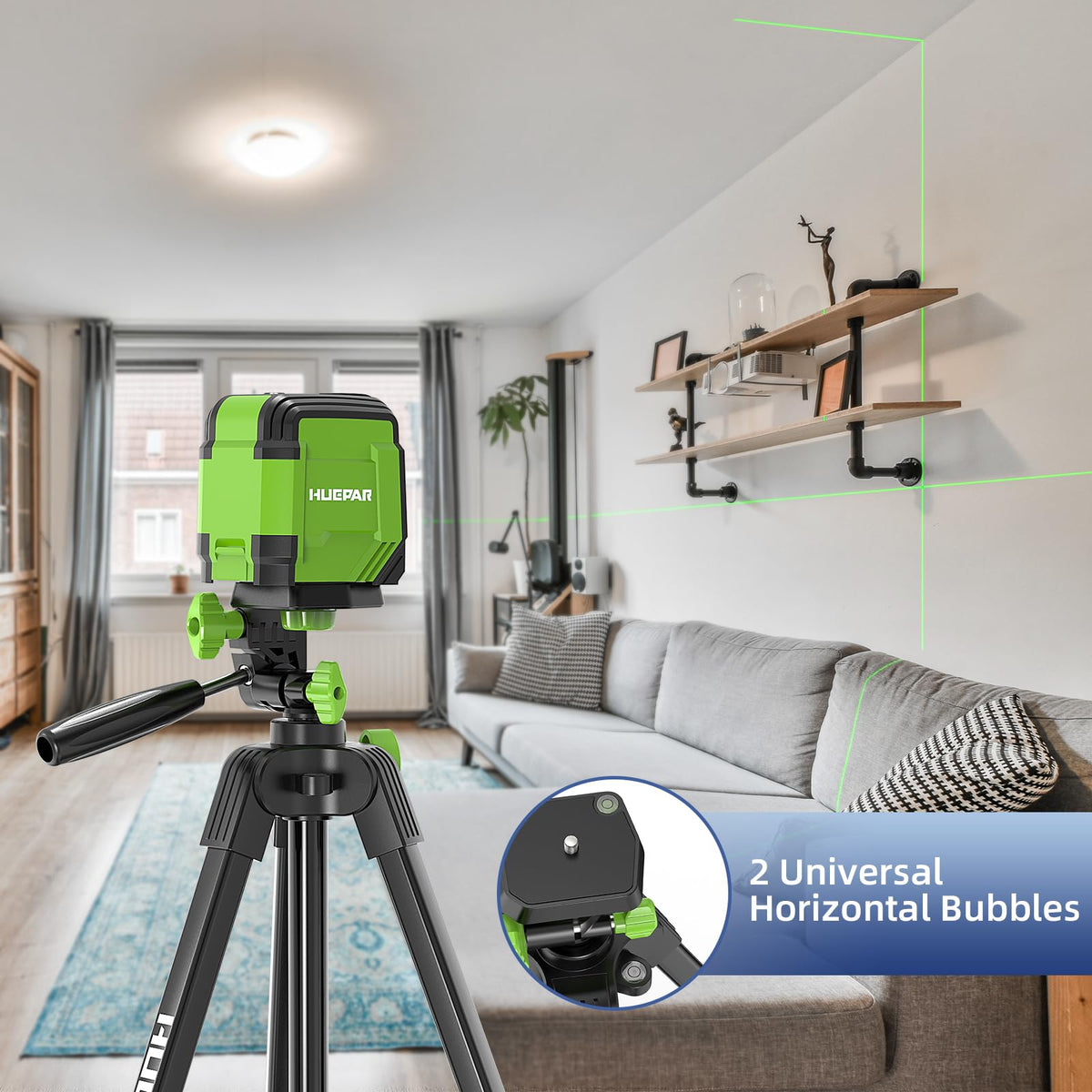 LinkMejor 60-Inch Greutate Redusă Tripod Portabil Reglabil Nivel Laser Tripod