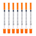 100pack 1cc Seringas com 32G 1/4 Polegada-6mm U-100