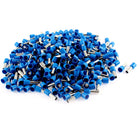 Insulated Cable Wire Ends Terminals with 320 Piece, Blue Silver Tone