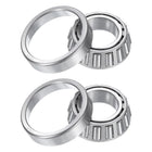 2pcs 15123/15245 Tapered Roller Bearing Cone and Cup, 1.25" Bore x 2.4409" OD x 0.715" Thick, Chrome Steel Taper Bearing Set, ABEC-3