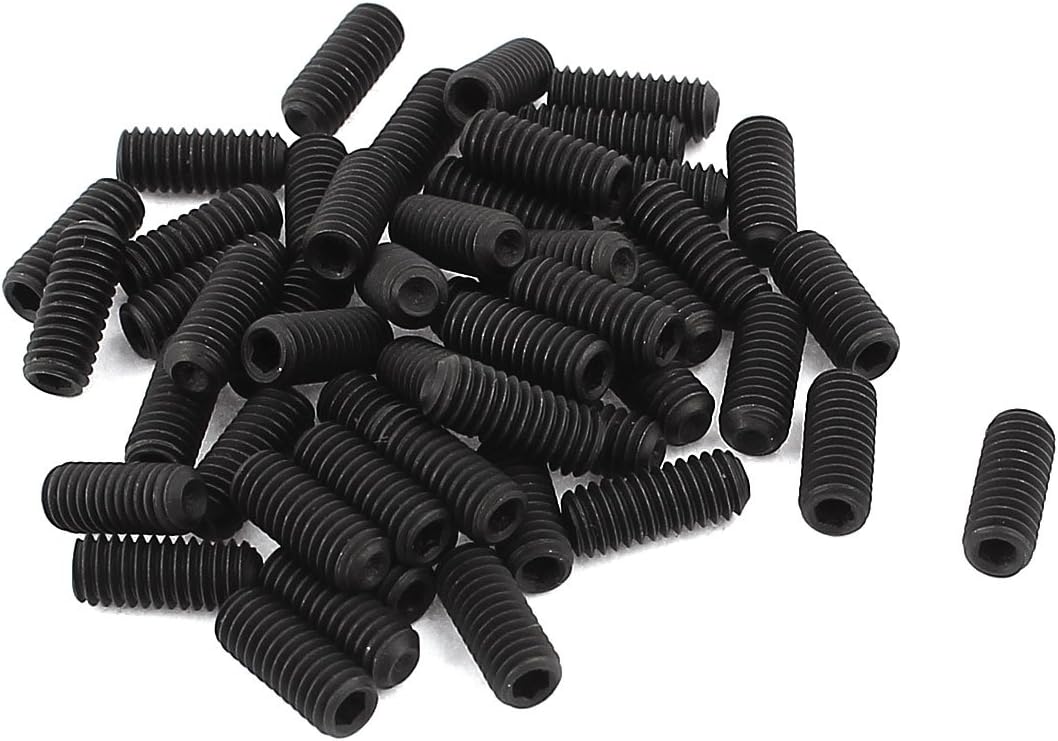 M4x10mm 12.9 Alloy Steel Hex Socket Set Cap Point Grub Screws 50pcs