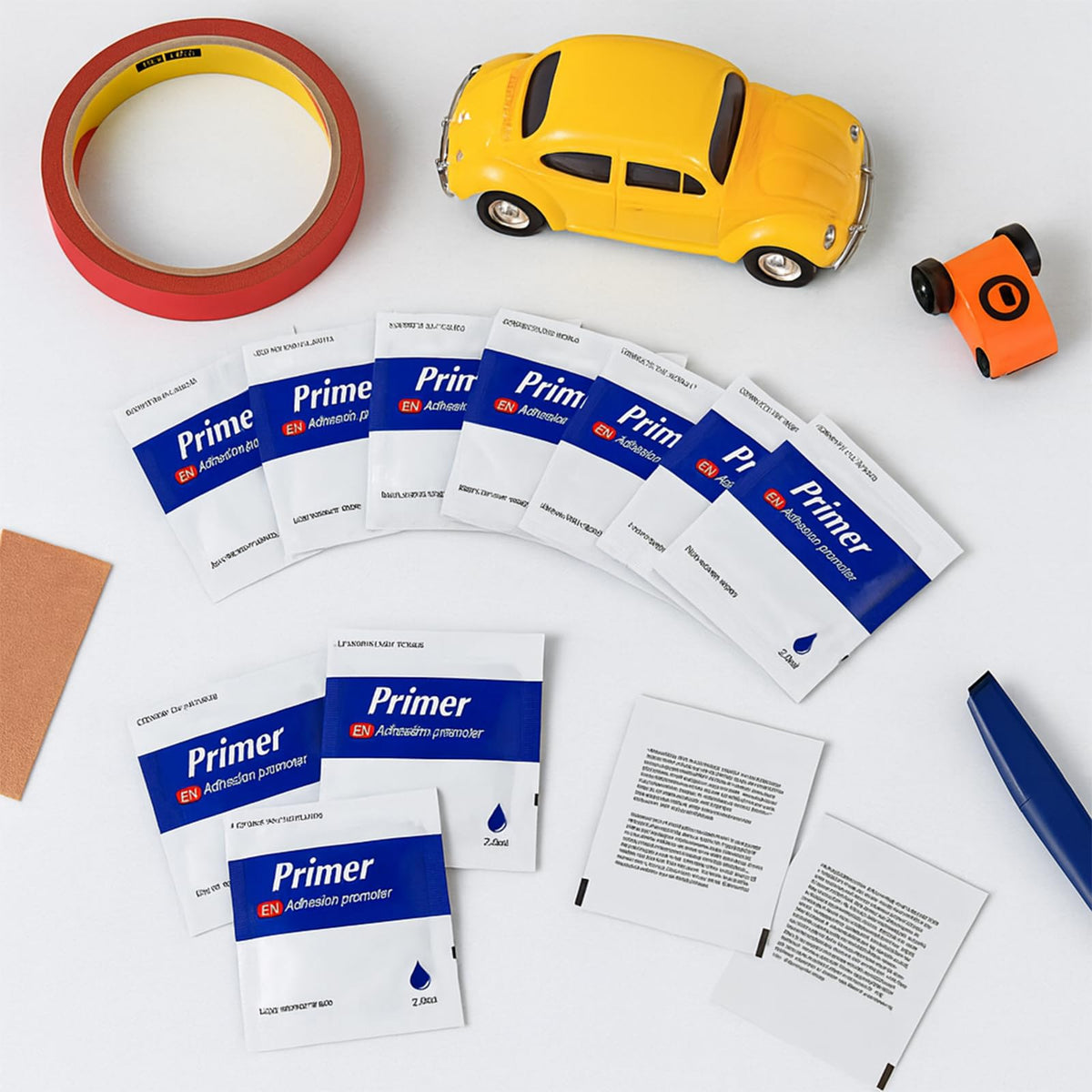 20 PCS Adhesion Promoter, High-Performance Adhesion Promoter for Plastic, Trim & Automotive Tape, Adhesive Primer Enhancing The Adhesion of Double-Sided Mounting and Molding Tapes