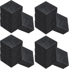 16Pcs Rubber Anti Vibration Pads, 2" x 2" x 1" Square Rubber Shock Absorbing Washer Pads, Non-Skid Protector Mat for Washer Dryer Air Conditioner Compressor