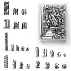 68 Pcs Set Baling Baling, 24 Ukuran Metrik M2-M8, 304 Susu不锈钢 Kupik Kepala Sisik Grub Baling dengan Wrench Kupik untuk Tang Kunci, Kran, Peralatan Kamar Mandi, Kunci, Perbaikan DIY
