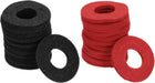 24 Pack Battery Terminal Anti-Corrosion Washers 46x20x30mm Battery Post Fiber Washers Protector 12 Red 12 Black