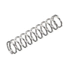 Compression Spring,304 Stainless Steel,7mm OD,0.8mm Wire Size,18mm Compressed Length,30mm Free Length,17.2N Load Capacity for Home Projects, Silver Tone,10pcs