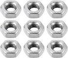 M3 Thread Dia 304 Stainless Steel Metric Hex Nut Screw Cap Fastener Silver Tone 50pcs
