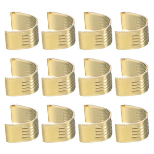 12 Pcs Cintura Clamp 2GT Cintura di Rame, Connettore di Cavo, Terminali di Cavo per Accessori di Stampante 3D per Cintura di Gomma Aperta di Larghezza 6mm