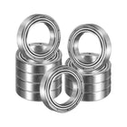 10 Pack 6701ZZ Deep Groove Ball Bearings, 12 x 18 x 4mm Chrome Steel Double Shield Bearing for Electric Motor, Home Appliances, Industrial Machinery, (ABEC5)