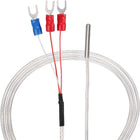 PT100 RTD Temperature Sensor Probe 3 Wires Cable Thermocouple Stainless Steel 50cm(1.64ft) (Temperature Rang: -50 to 200C)