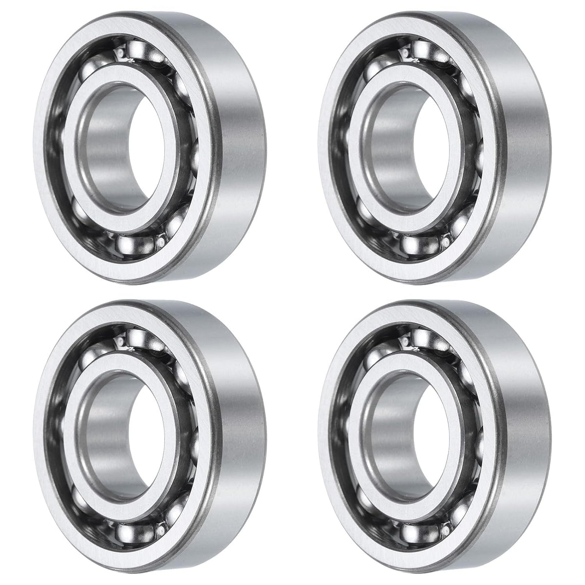4 Pcs 62/22 Deep Groove Ball Bearing, 22mm x 50mm x 14mm High Carbon Chrome Steel Z3 Double Rubber Sealed Bearing (ABEC3)