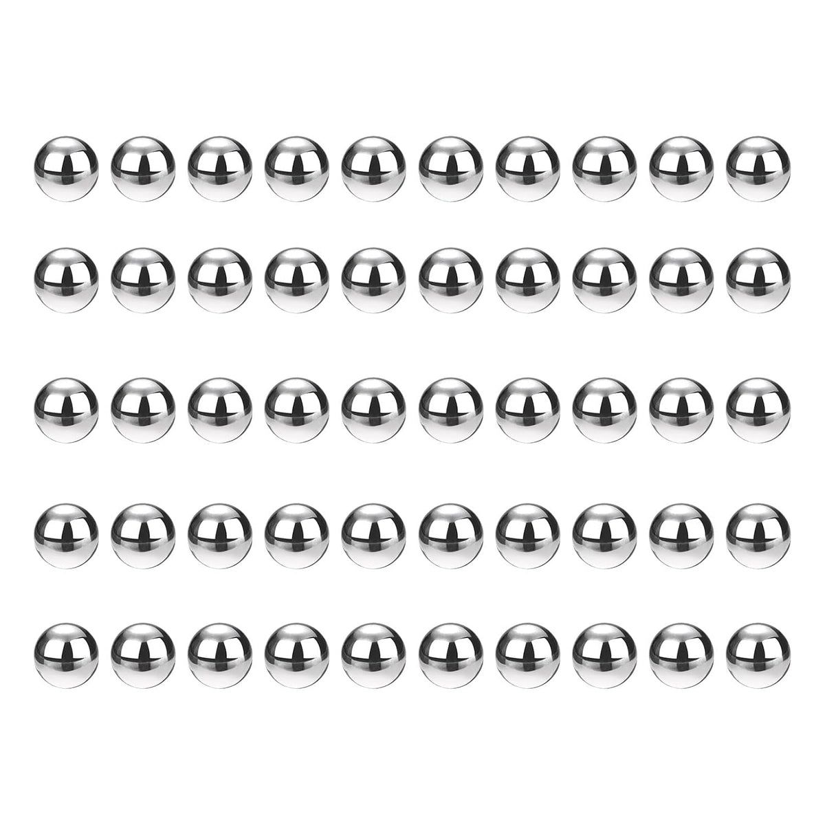 50Pcs Precision Balls 8mm Diameter G200 Solid 316 Stainless Steel Bearing Balls for Ball Bearing, Machinery, Automotive, and DIY