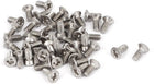 M2-0.4 x 5mm Fine Thread Stainless Steel Phillips Flat Countersunk Head Screws 50pcs