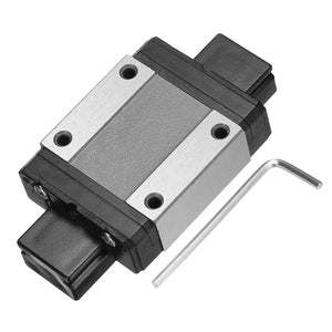 MGN15C Linear Bearing Sliding Carriage Block with Mini Guide and Wrench for 15mm Linear Motion Slide Rail Guide, 3D Printer, CNC Machine