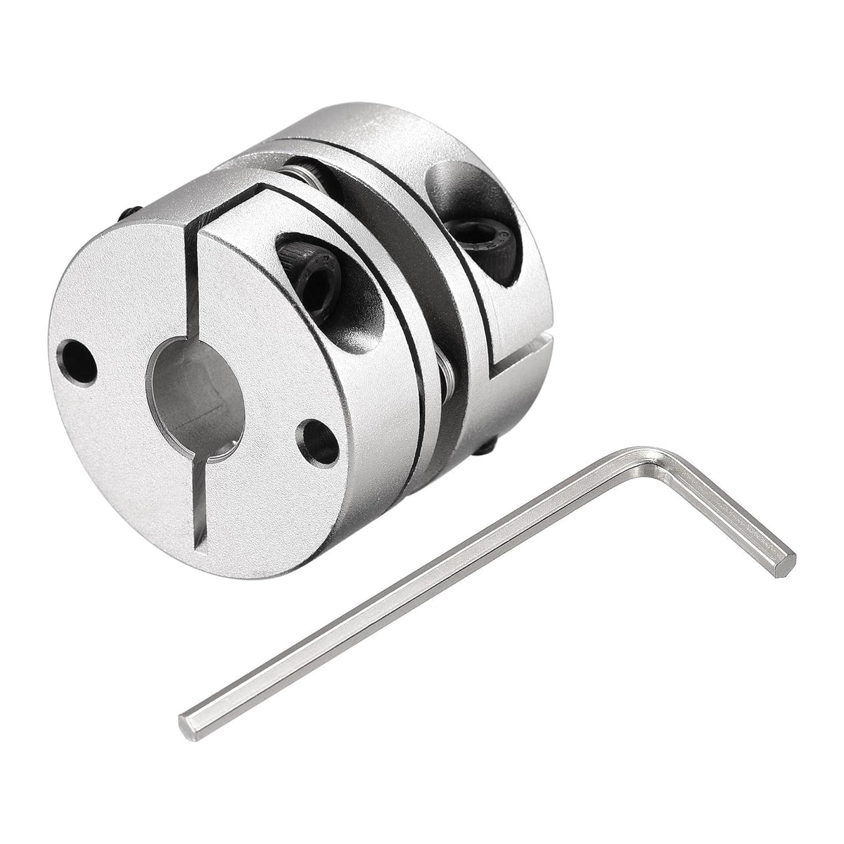 8mm to 12mm Bore One Diaphragm Motor Wheel Flexible Coupling Joint M4 Wrench 1 Set