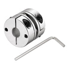 8mm to 12mm Bore One Diaphragm Motor Wheel Flexible Coupling Joint M4 Wrench 1 Set