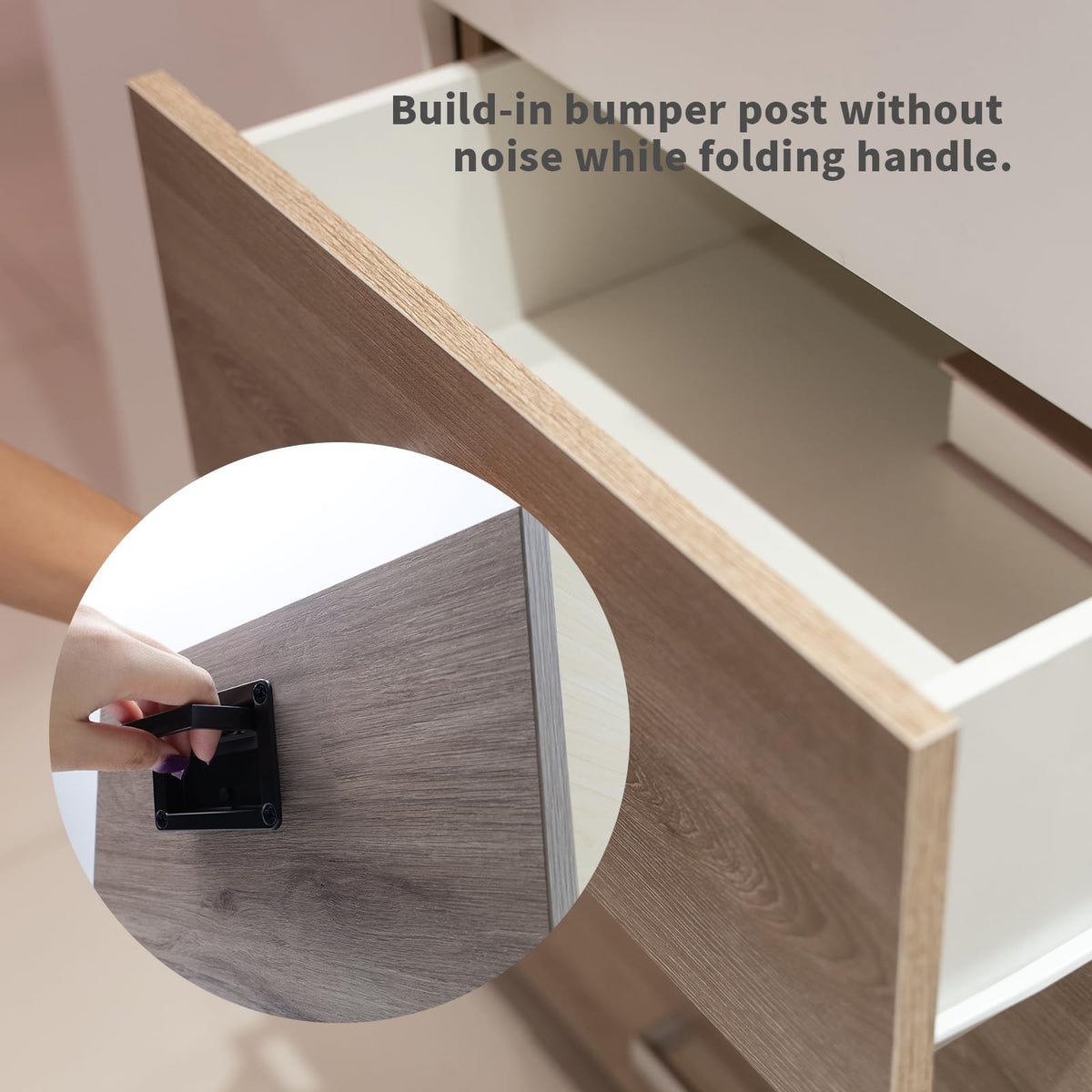 LinkMejor Recessed Pull Handles Hatches Pull Handle with Mount Screws Black Toolbox Recessed Flush Pull Handle for Deck Hatch