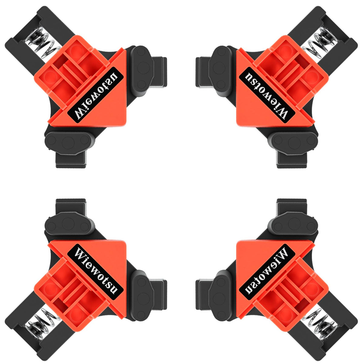 LinkMejor 4Pcs 90° Écrous d'angle, Écrou à ressort léger pour les Arts et Métiers