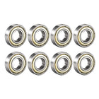 6002ZZ Ball Bearing 15mm x 32mm x 9mm Double Shielded 6002-2Z 80102 Deep Groove Bearings High Carbon Steel Z1 (Pack of 8)