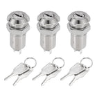 3Pcs Electric 2 Positions on Off Metal Key Lock Switch W Keys