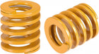 3D Printer Die Spring, 20mm OD 20mm Long 2pcs Spiral Stamping Light Load Compression Mould Die Springs for 3D Printer Electric Part, Yellow