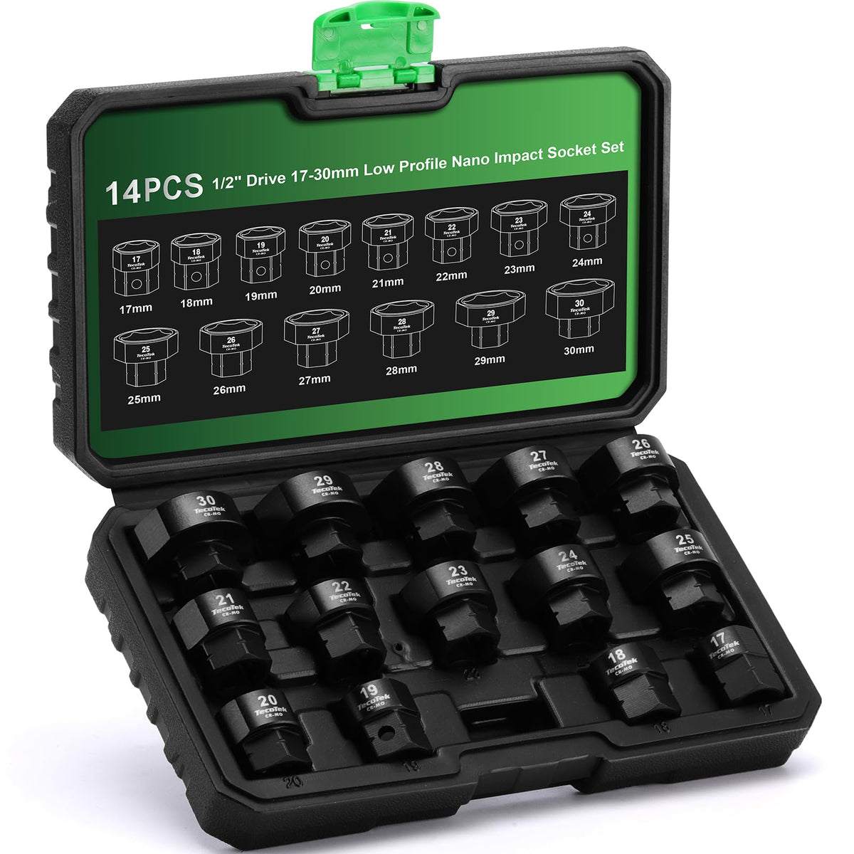 LinkMejor 14PCS 1/2" schroeven met 17-30mm laag profiel, Nano Impact set