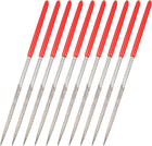3mm x 140mm Lapidary Jeweler Round Tail Diamond Needle Files 10 Pcs