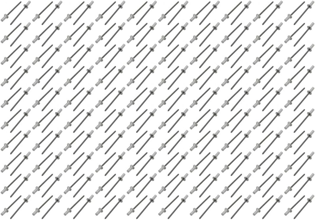3.2mmx9mm Aluminum Countersunk Head Closed End Blind Rivets Fastener 200pcs