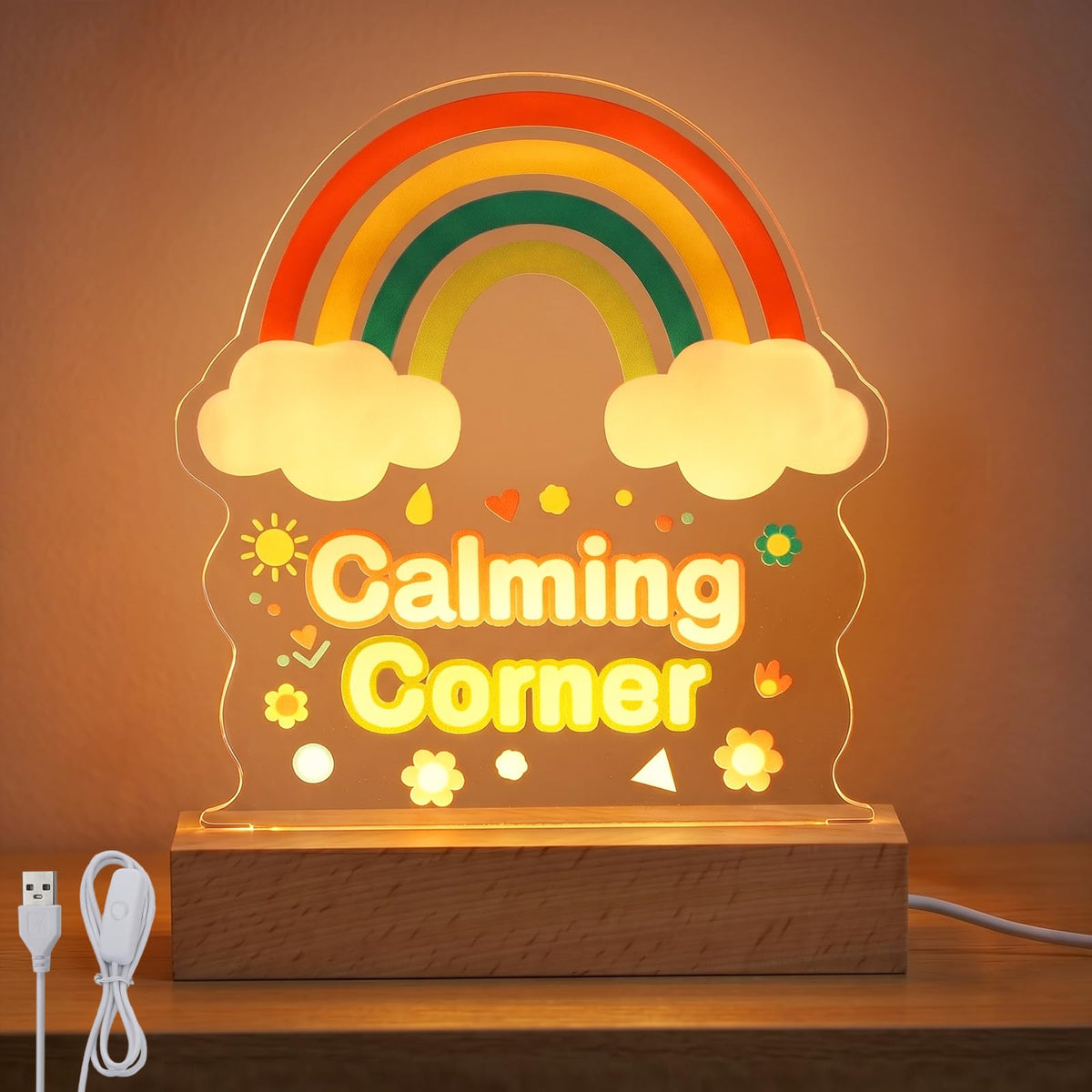 LinkMejor Lampion Klasroom Warna Hujan untuk Alat Corner Serenitas