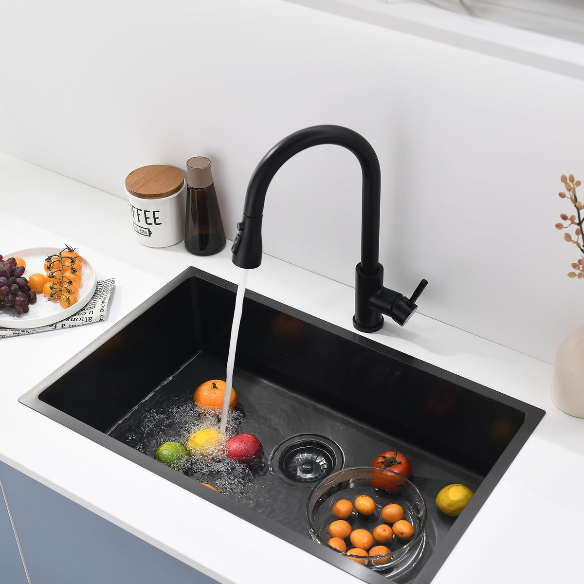 LinkMejor Kitchen Faucet with Pull Down Sprayer