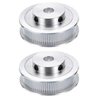 2pcs GT-2 Pulley Synchronous Wheel 80 Teeth 8mm Bore, Fit with 10mm Width Belt, Aluminum Alloy Timing Pulley Wheel for 3D Printer, CNC Machine