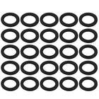 Rubber Flat Washers 12mm OD 8mm ID 1mm Thickness for Faucet Pipe Water Hose, Pack of 25