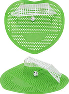 2 Pcs Urinal Screen Deodorizer, 7.3 x 7.1 Inch Plastic Urinal Scent Odor Protection Mat Anti-Blocking Splashproof Air Freshener Deodorizers for Home Hotel Restaurant Toilet, Green