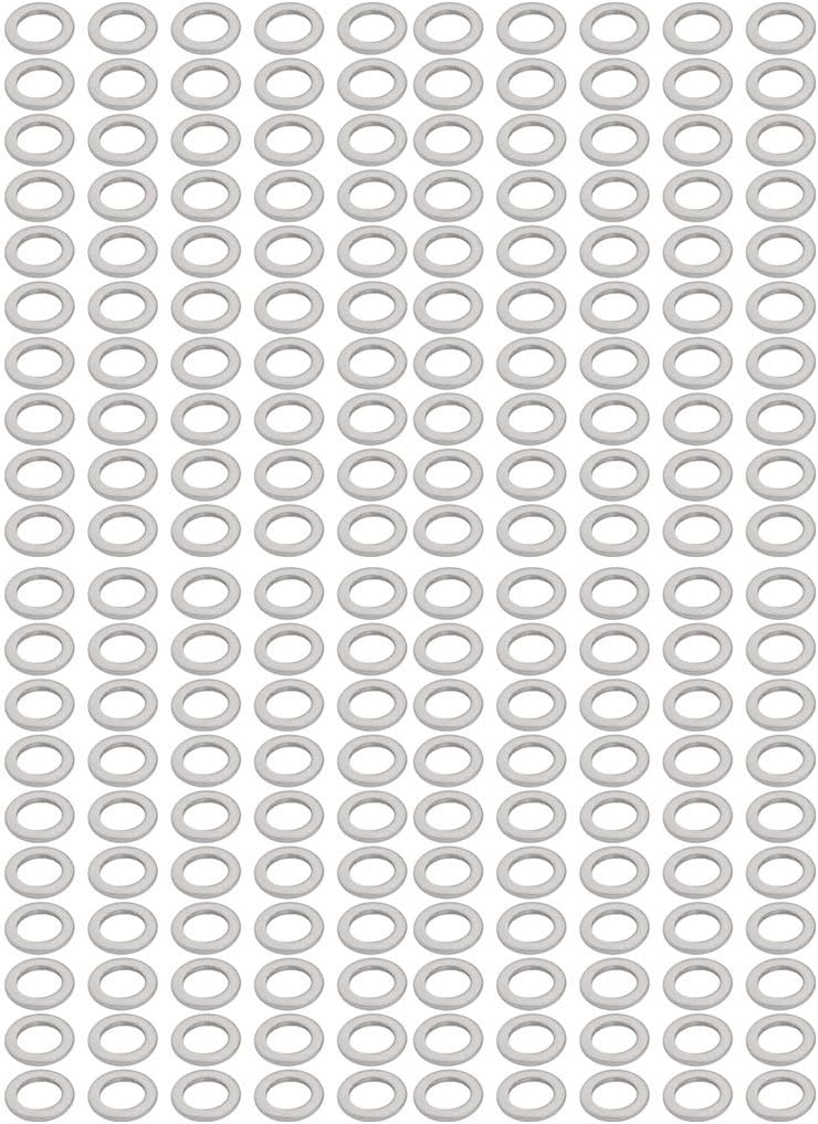 200Pcs 14mmx22mmx2mm Aluminum Motorcycle Hardware Drain Plug Washer