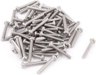 M2.5 x 16mm 304 Stainless Steel Phillips Round Head Screws Bolt 60pcs