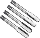 2 Set Metric Hand Taps, M7 x 0.75 H2 Thread Taper + Bottom Tap, 9CrSi Alloy Tool Steel Screw Threading Milling Tapping Tool Kit