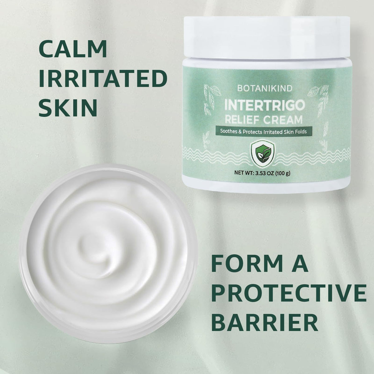 2PCS Intertrigo Creme - hudfoldpleje & slidestøttecreme