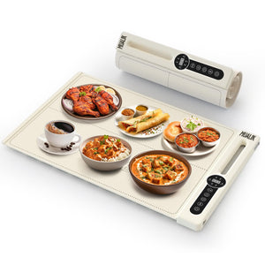 링크메이저 효과적인 뜨거운 마ット, 롤업 빠른 히터 실리콘, 6단계 온도, 2존 및 3패드 병행 확장, 자동 온/오프 타이머 설정