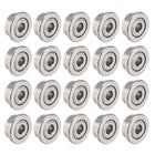 F681XZZ Flanged Ball Bearing 1.5x4x2mm Double Metal Shielded (GCr15) Chrome Steel Bearings 20pcs
