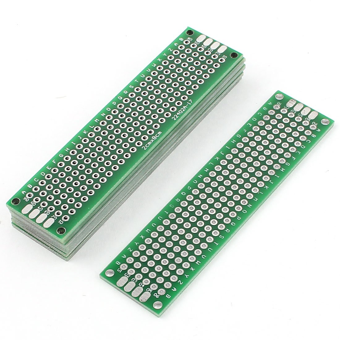 8Pcs 2cm x 8cm DIY Prototype Paper Double Side PCB Universal Board